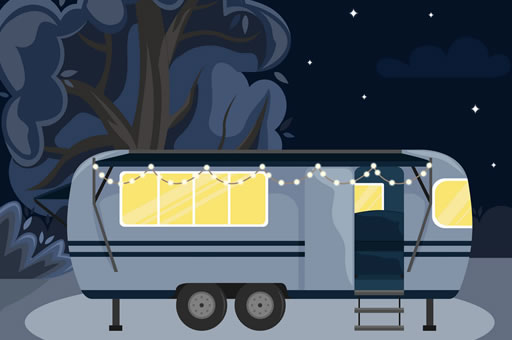 Изображение Скрито пътувам до работа с RV